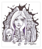 Black Market Art Company Jealousy Lies Betrayal Print - Black Market Art Company - Flyclothing LLC