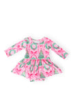 Jingle Bows L/S Twirl Bodysuit
