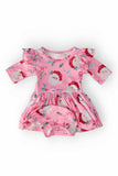 Jolly Old Saint Nick Twirl Flutter Bodysuit - Mila & Rose ® - Flyclothing LLC