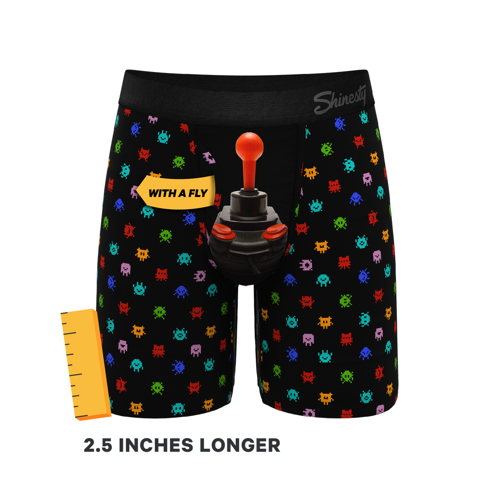 The Joystick | Video Game Long Leg Ball Hammock® Pouch Underwear With Fly - Shinesty - Flyclothing LLC