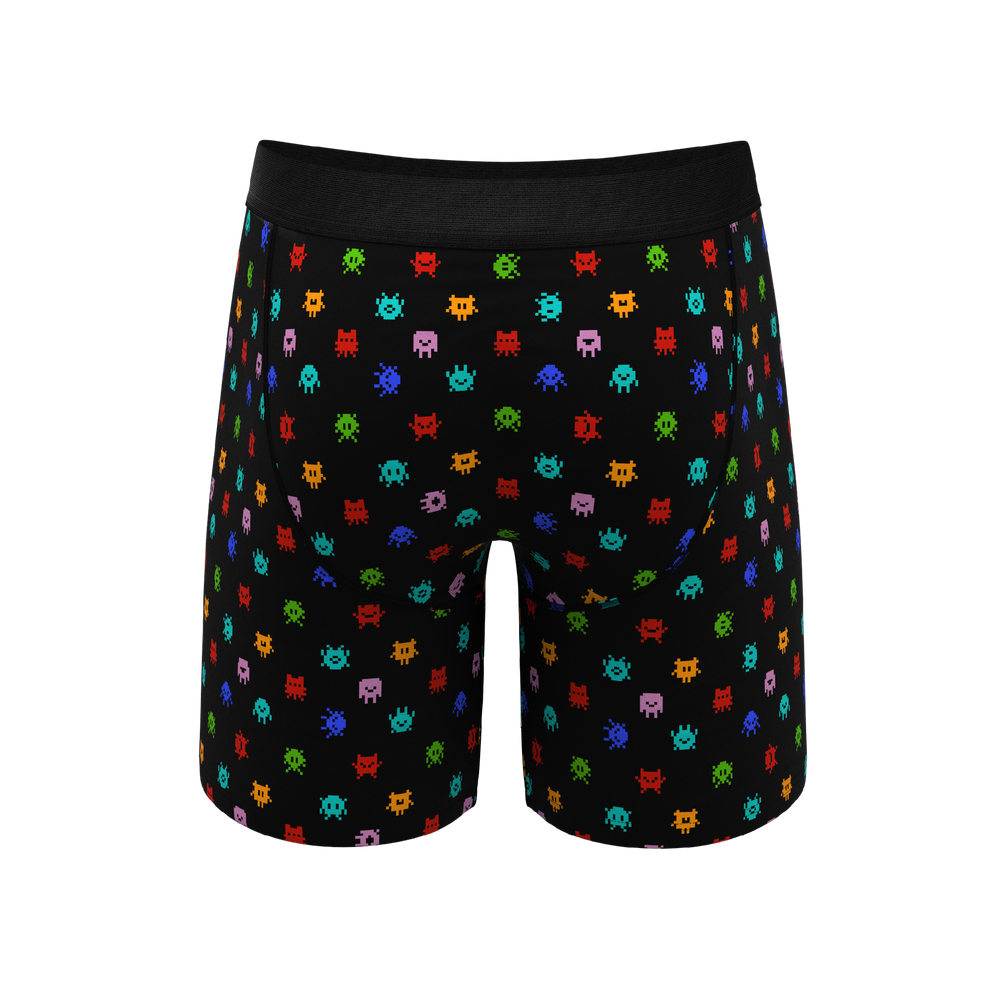 The Joystick | Video Game Long Leg Ball Hammock® Pouch Underwear With Fly - Shinesty - Flyclothing LLC