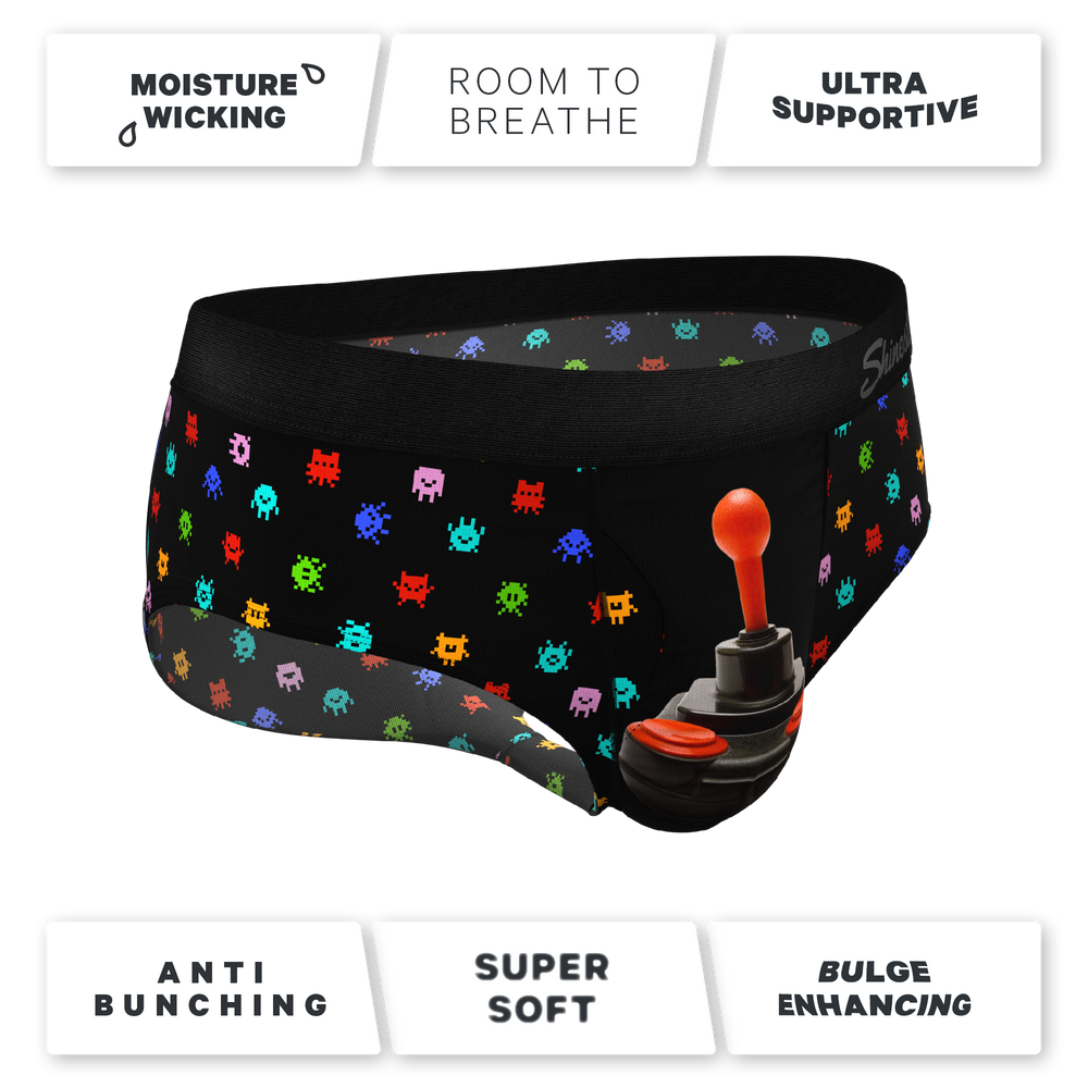 The Joystick | Video Game Ball Hammock® Pouch Underwear Briefs - Shinesty - Flyclothing LLC