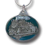 Steam Locomotive Metal Key Chain with Enameled Details - Siskiyou Originals - Flyclothing LLC