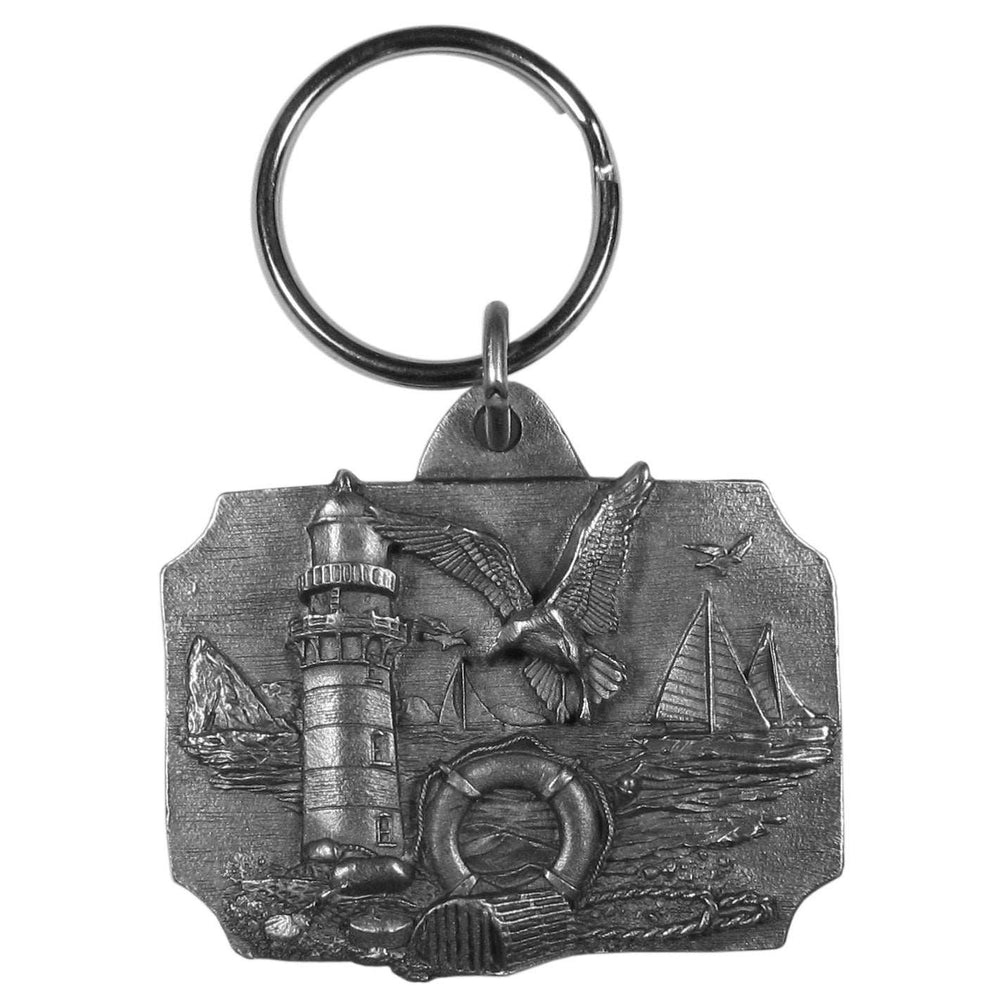 Coastal View Antiqued Key Chain - Siskiyou Originals - Flyclothing LLC
