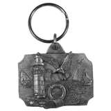 Coastal View Antiqued Key Chain - Siskiyou Originals - Flyclothing LLC