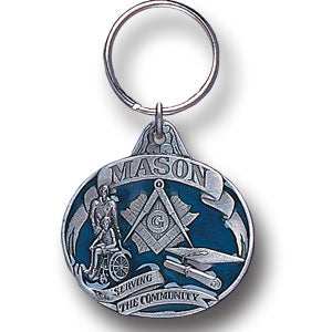 Mason Metal Key Chain with Enameled Details - Siskiyou Originals - Flyclothing LLC