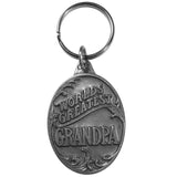 World's Greatest Grandpa Antiqued Metal Key Chain - Siskiyou Originals - Flyclothing LLC