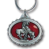 End Of The Metal Key Chain with Enameled DetailsTrail - Siskiyou Originals - Flyclothing LLC