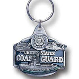 U. S. Coast Guard Metal Key Chain with Enameled Details - Coast Guard - Flyclothing LLC