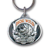 Hog Wild Metal Key Chain with Enameled Details - Siskiyou Originals - Flyclothing LLC