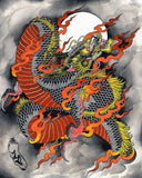 Black Market Art Company Kali Dragon Print - Black Market Art Company - Flyclothing LLC