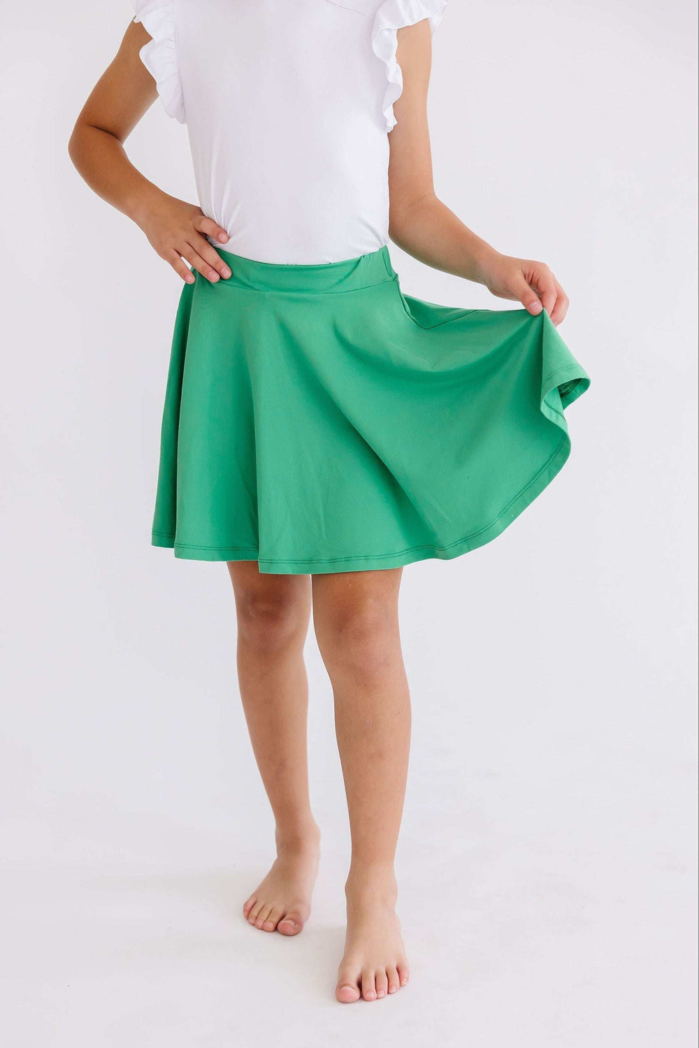 Kelly Green Twirl Skort - Mila & Rose ® - Flyclothing LLC