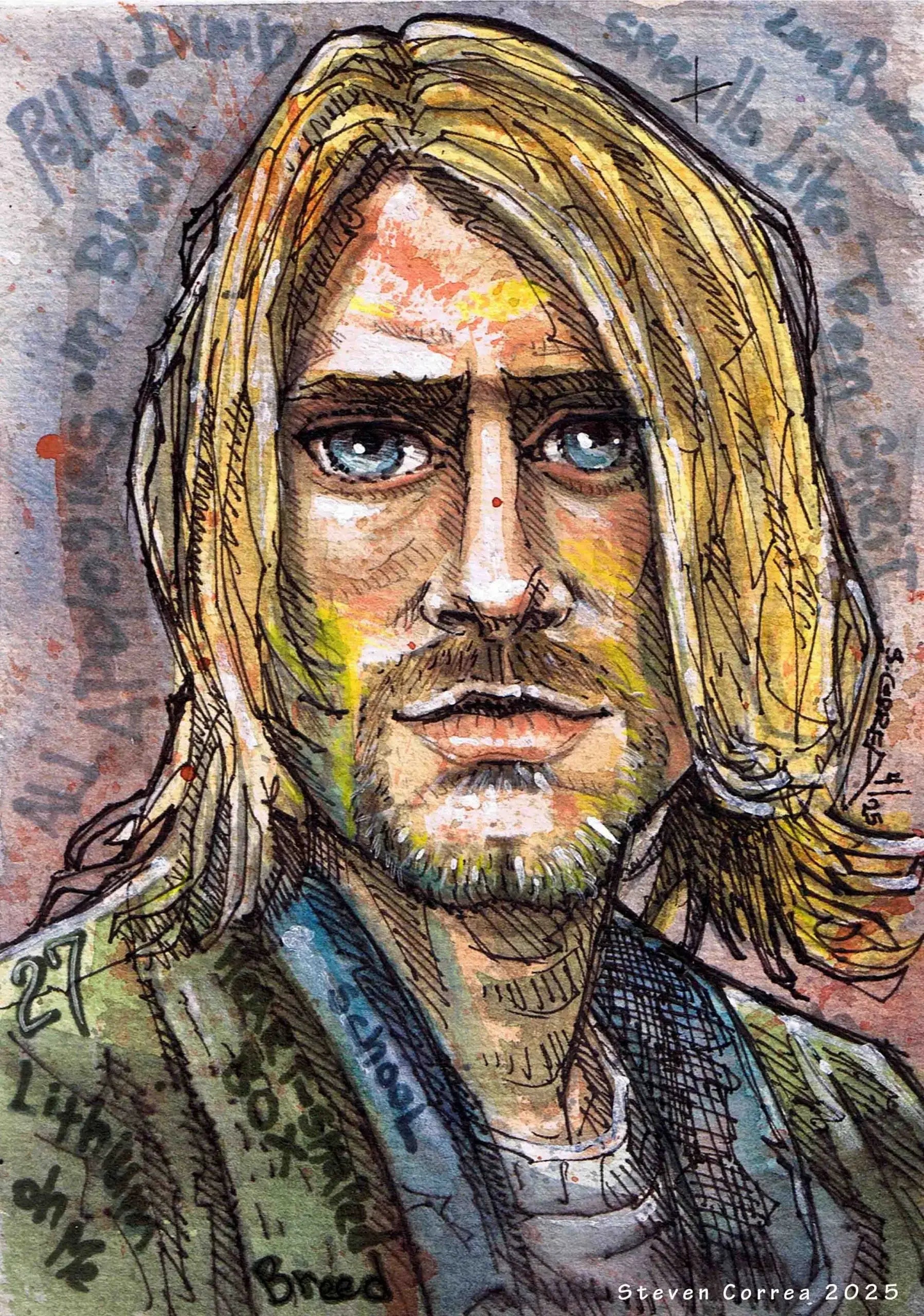 Black Market Art Company KURT COBAIN Art Prints Print – Flyclothing LLC