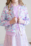 Mermaid Scales Satin Jacket - Mila & Rose ® - Flyclothing LLC