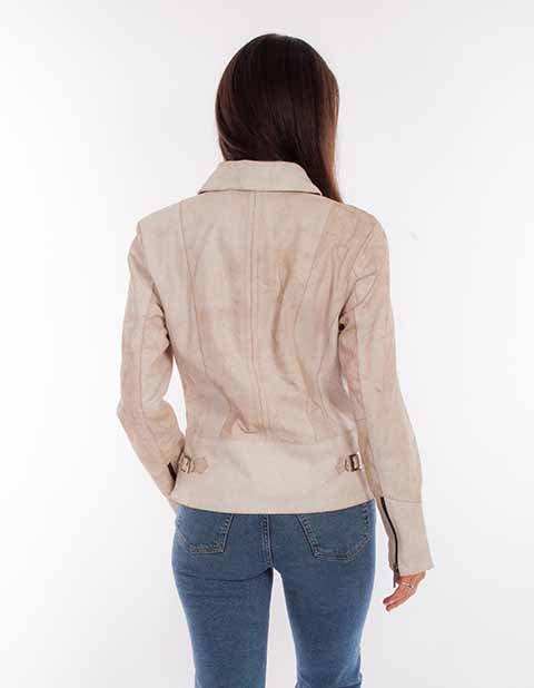 Scully Leather Cream Concho Ladies Jacket - Scully Leather - Flyclothing LLC