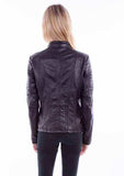 Scully Leather Black Lamb Ladies Zip Front Jacket - Scully Leather - Flyclothing LLC