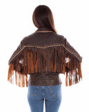 Scully Leather Leatherwear Womens Fringe/Emb Jacket - Scully Leather - Flyclothing LLC