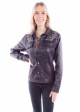 Scully Leather Leatherwear Womens Ladies Embo Jacket - Scully Leather - Flyclothing LLC