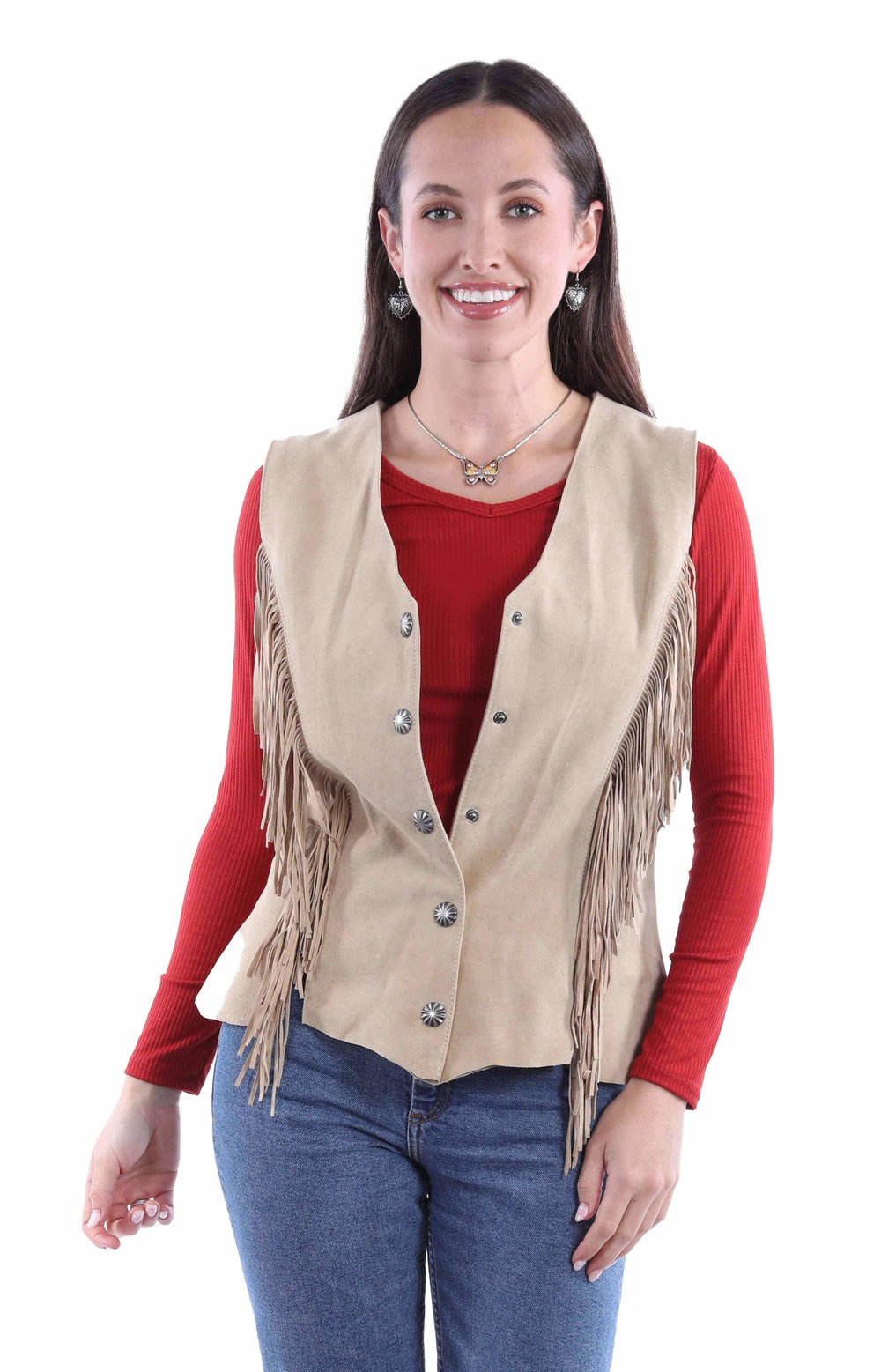 Scully Leather Leatherwear Womens Ladies Vest - Scully Leather - Flyclothing LLC