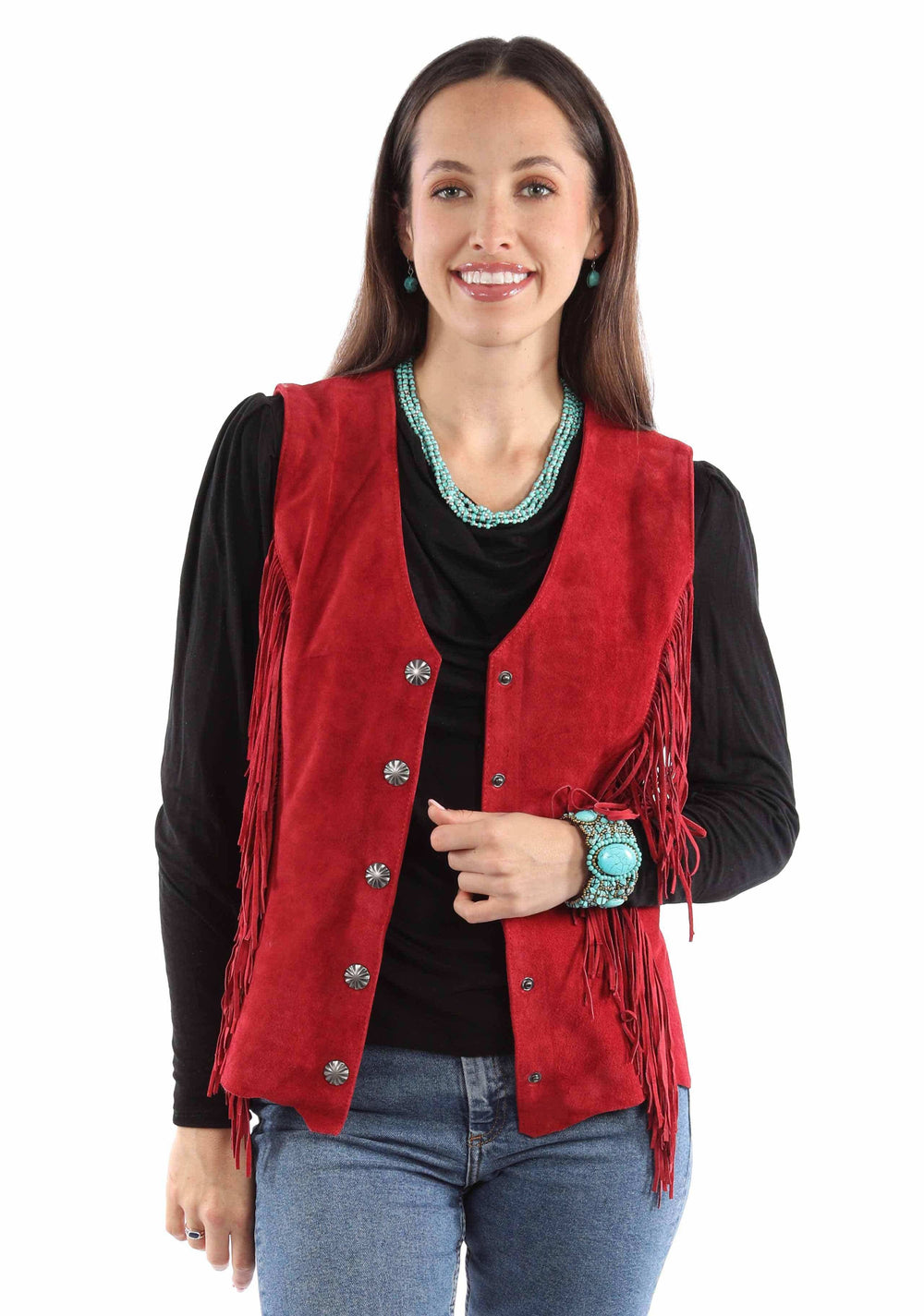 Scully Leather Leatherwear Womens Ladies Vest - Scully Leather - Flyclothing LLC