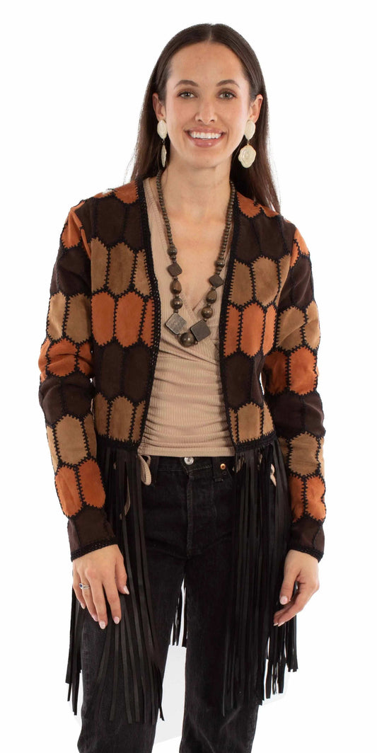 Scully Leather Multi Color Ladies Jacket - Scully Leather - Flyclothing LLC