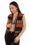 Scully Leather Multi Color Ladies Vest - Scully Leather - Flyclothing LLC