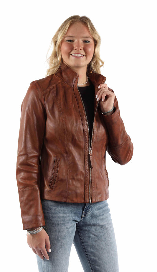 Scully Leather Leatherwear Womens Zip Front Jacket - Scully Leather - Flyclothing LLC