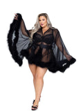 Roma Costume Hollywood Glam Luxury Mini Robe - Roma Costume - Flyclothing LLC