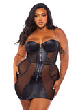 Roma Costume Lust & Leather Dress - Roma Costume - Flyclothing LLC