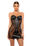 Roma Costume Lust & Leather Dress - Roma Costume - Flyclothing LLC
