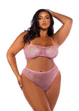 Roma Costume Think Pink Rhinestone Tube 2-Piece Short Set - Roma Costume - Flyclothing LLC