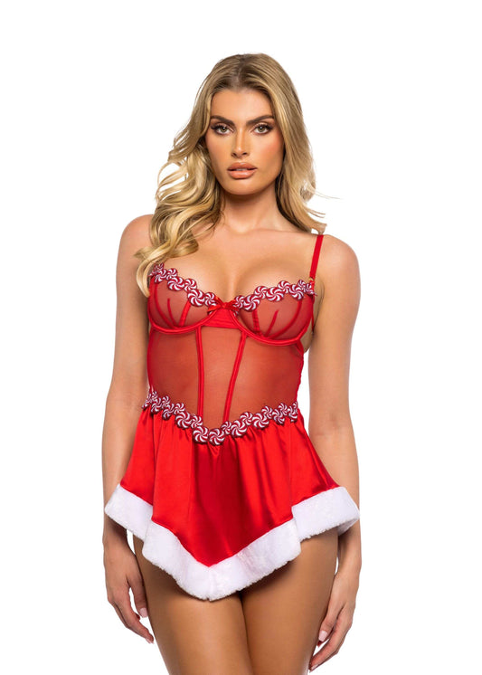 Roma Costume Peppermint Kiss Babydoll - Roma Costume - Flyclothing LLC