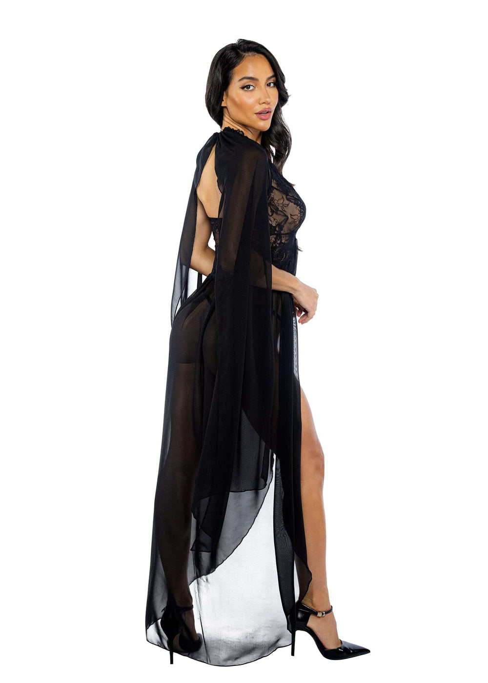 Roma Costume Smoldering Maxi Nightgown 2-Piece Set - Roma Costume - Flyclothing LLC