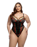 Roma Confidential LI793 Cherry Delight Corset 2pc Set Lingerie - Roma Confidential - Flyclothing LLC