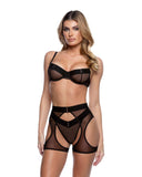 Roma Confidential LI806 Millenium 3pc Chaps Set Lingerie - Roma Confidential - Flyclothing LLC