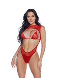 Roma Confidential LI848 Showgirl Keyhole Romper - Roma Confidential - Flyclothing LLC