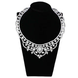 LO3291 - Rhodium Brass Jewelry Sets with AAA Grade CZ in Clear - Alamode - Flyclothing LLC