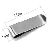 LO3379 - High polished (no plating) Stainless Steel Money clip with No Stone - Alamode - Flyclothing LLC