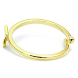 LO4004 - Flash Gold Brass Ring with No Stone - Alamode - Flyclothing LLC