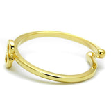 LO4014 - Flash Gold Brass Ring with No Stone - Alamode - Flyclothing LLC