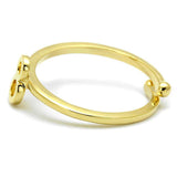 LO4030 - Flash Gold Brass Ring with No Stone - Alamode - Flyclothing LLC