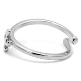 LO4031 - Rhodium Brass Ring with No Stone - Alamode - Flyclothing LLC