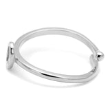 LO4035 - Rhodium Brass Ring with No Stone - Alamode - Flyclothing LLC