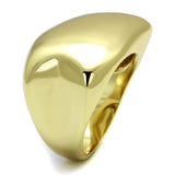 LO4105 - Gold Brass Ring with No Stone - Alamode - Flyclothing LLC