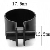 LO4240 - Ruthenium Brass Ring with No Stone - Alamode - Flyclothing LLC