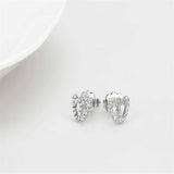 LO4673 - Rhodium Brass Earrings with Top Grade Crystal in Clear - Alamode - Flyclothing LLC