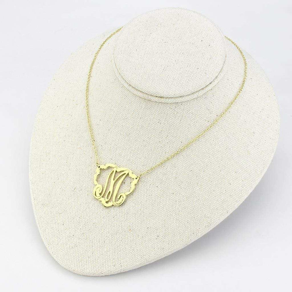 LO4688 - Flash Gold Brass Necklace with No Stone - Alamode - Flyclothing LLC