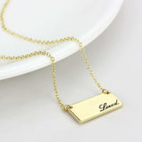 LO4699 - Flash Gold Brass Necklace with Top Grade Crystal in Clear - Alamode - Flyclothing LLC