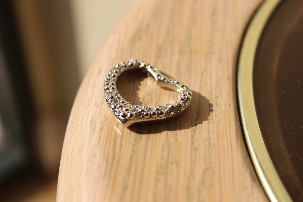 LOAS1385 - Rhodium 925 Sterling Silver Pendant with AAA Grade CZ in Clear - Alamode - Flyclothing LLC