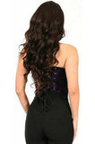 Daisy Corsets Lavish Purple Lace Front Zipper Corset - Daisy Corsets - Flyclothing LLC